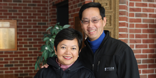 Minda and Dr. Jim Chow